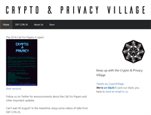 Tablet Screenshot of cryptovillage.org